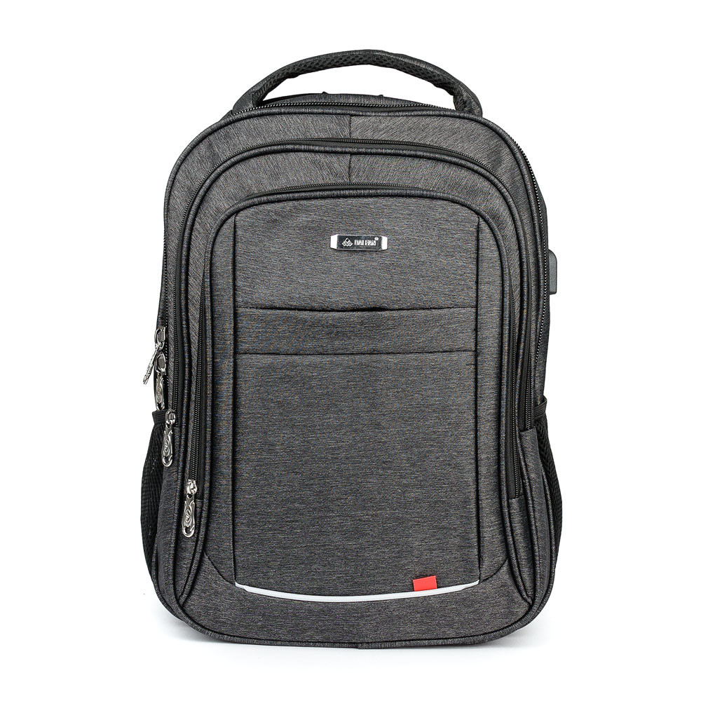 Рюкзак Daifan 5007 сірий - для навчання, роботи, спорту, подорожей