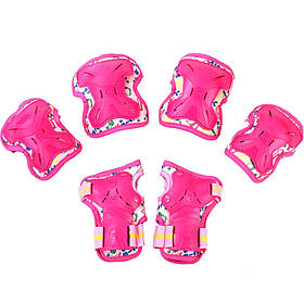 Комплект захисту Micro Impact Pink L для дітей - зап’ястя, коліна, лікті, анатомічна форма, дихаючий матеріал
