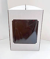 Коробка для торта из микрогофры, размер 300*300*400 мм.