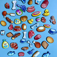 Дерев'яний пазл-сортер вкладиш Погодуй собачок Ань-янь 16*11*5 см (ПСФ113), фото 3