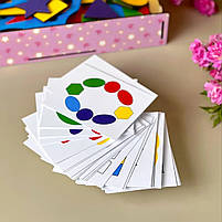 Дерев`яний танграм Фея і карета, гра для малят збери фігури 23*16*5 см (ПСД215), фото 4