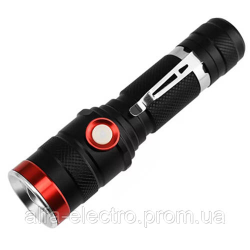 Ліхтар ручний акумуляторний Police 736/739-T6, 1x18650, zoom, ЗУ microUSB, Box