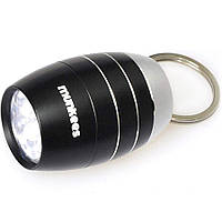 Munkees 1082 брелок-фонарик Cask shape 6-LED Light black