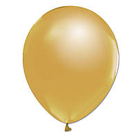 Латексный шарик золотой металлик 12 (30 см.)