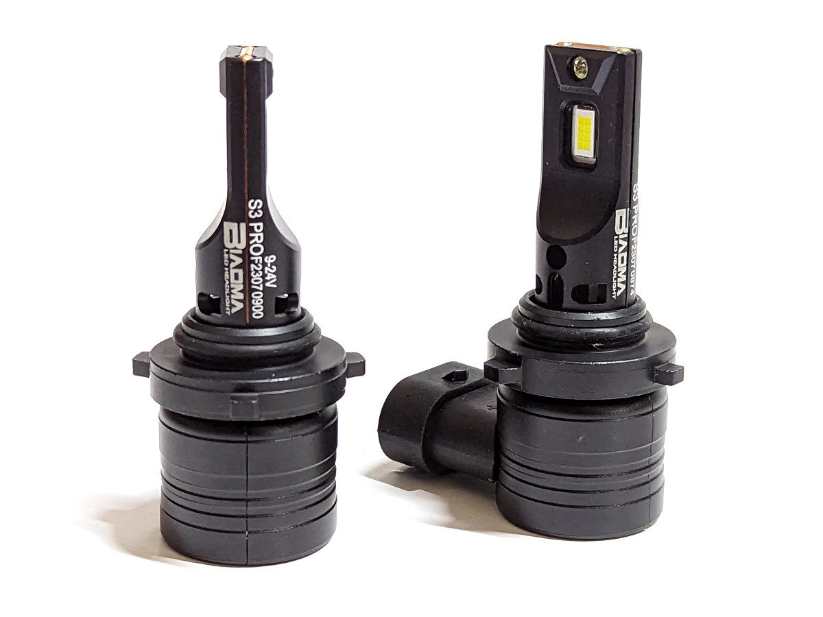 Комплект LED ламп S3 PRO HB4 (9006) 9-24V 30W chip 7035 CREE 6000K радіатор з вентилятором, автоматичний контролер температури