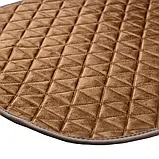 Накидки на сидіння алькантара Коричневі Повний комплект Elegant 700 305, фото 3