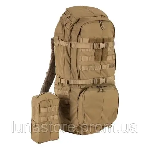 Рюкзак тактичний 5.11 Tactical RUSH 100 Backpack койот,войний армійський бойший місткий рюкзак для ВСУ