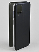 Чехол книжка Samsung A12 / чехол книжка для самсунг а12 / чорний/на магніті.