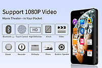MP3 MP4 плеєр JNN X20 Max New UI 4,0" Bluetooth Hi-Fi 16Gb із зовнішнім динаміком, фото 2