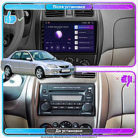 Штатна магнітола Lesko для Mazda 323 VI (BJ) Рестайлінг 2000-2003 екран 9" 2/32Gb CarPlay 4G Wi-Fi GPS Pr 6 шт., фото 3