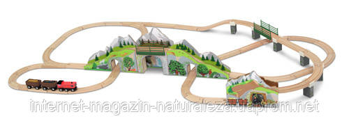 Дерев'яна залізниця Melissa&Doug Гірський тунель
