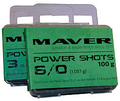 Набір грузил Maver Power Shots No6/0 (1.057g) 100g