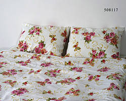 Постільна білизна Троянди 508117 фланель Selena Полуторний комплект