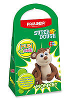 Масса для лепки Paulinda Super Dough Fun4one с подвижными глазами Обезьянка (PL-1566)