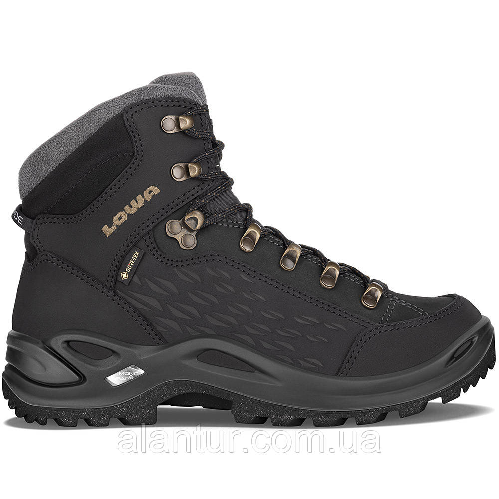 LOWA ботинки Renegade Warm GTX MID W black-champagne 36.5, фото 1