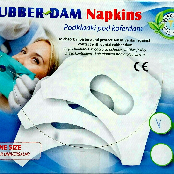 Підкладки під раббердам (кофердам) Rubber Dam Napkins