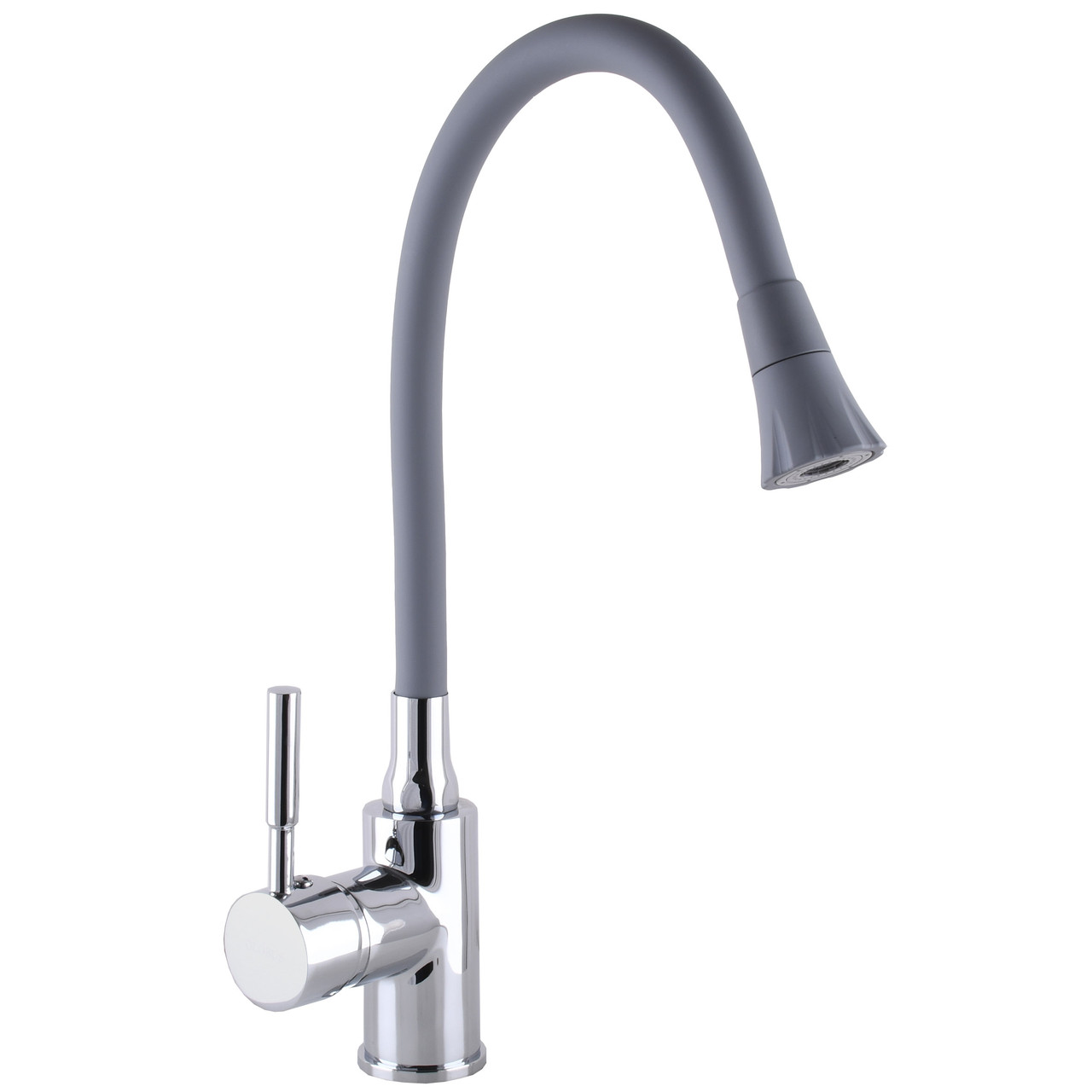 Кухонний змішувач Globus Lux Alpen SBT1-203SA-G03 гнучкий сірий