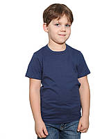 Детская однотонная футболка на мальчика