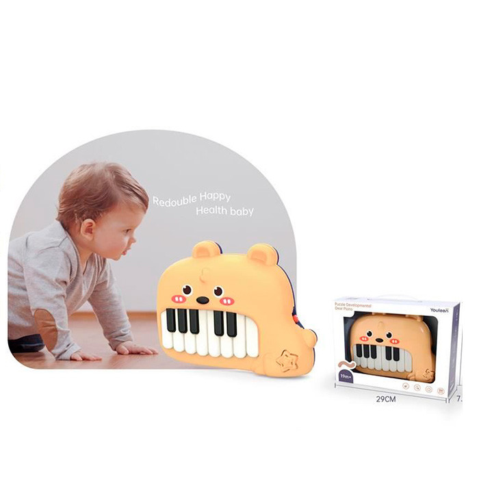 Піаніно 6331 23,5-17 см, 5 режимів, музика, звук, світло, 2 режими гучності, на бат-ку, фото 1