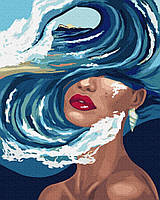 Картина по номерам BrushMe Премиум "Океан мыслей" 40х50см PGX37549