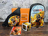 Подарочный набор Standoff 2 Стандофф 2 "orangeBOX" Stendoff 2 рюкзак, Стендофф 2 часы, Standoff 2 школьный