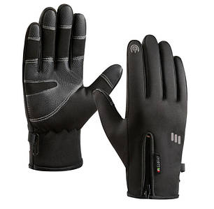 Сенсорні непродувні рукавиці на флісі (Windstopper) L / 9" / 23 див.