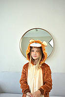 Детская пижама кигуруми Лев, тёплая детская пижама