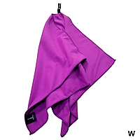Полотенце спортивное микрофибра Фиолетовый 50*90 см, Быстросохнущее полотенце для занятий спортом и туризма