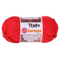 Kartopu Tempo (Картопу Темпо) № 260 коралловый (Пряжа шерсть, нитки для вязания).