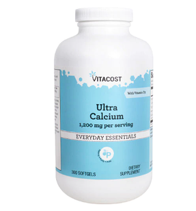Vitacost Ultra Calcium кальцій 600 мг у формі цитрату, малату, карбонату + віт. D, 300 желатинових капсул на 150 днів. До 01/2026