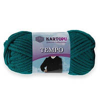 Картопу Tempo (Картопу Темпо) № 474 зелений (Пряжа шерсти, нитки для вязания).