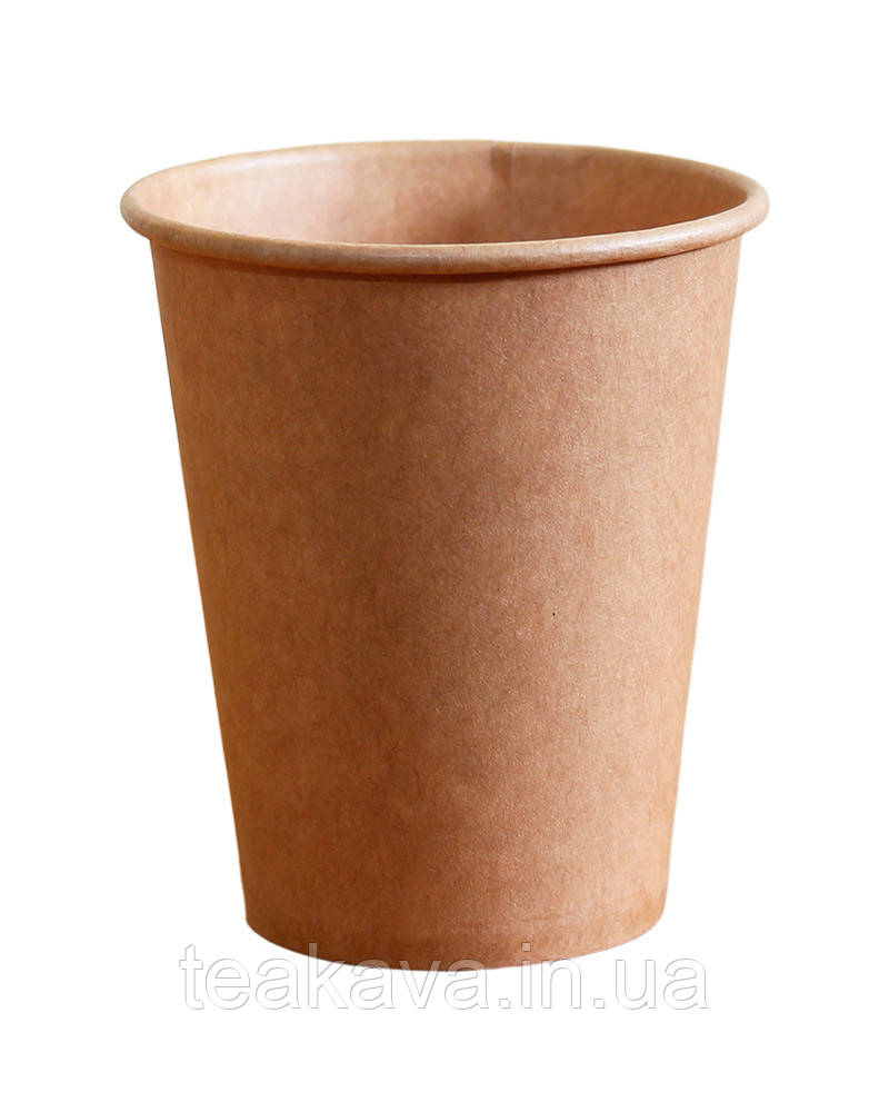 Стакан паперовий крафт 340 мл, 50 шт., фото 1