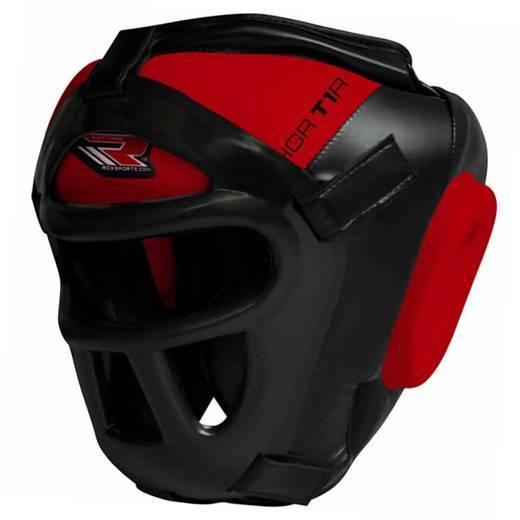 Боксерський шолом тренувальний RDX Guard L Чорно-червоний (37260010)