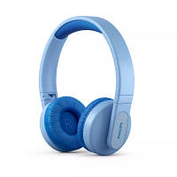 Оригінал! Наушники Philips Kids TAK4206 On-ear Colored light panels Wireless Blue (TAK4206BL/00) | T2TV.com.ua