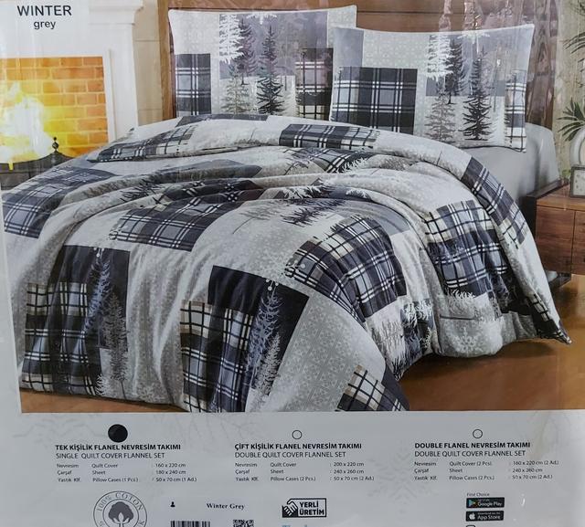 фотографія якісна постільна білизна фланель