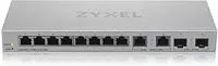 Комутатор Zyxel GbE 8x1G + 2x2.5G +2xSFP+ (XGS121012ZZ0101F)