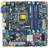 Материнская плата s1156 Intel DH55PJ Intel H55 2*DDR3 PCI-Ex16 бу
