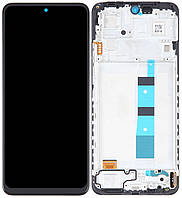Дисплей модуль тачскрин Xiaomi Redmi Note 12 4G черный Amoled оригинал в рамке