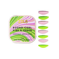 Валики для ламинирования и биозавивки ресниц ZOLA Round Curl Pink & Green (S, S1, M, M1, L, L1, XL, XL1)