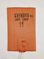 Предпусковой подогреватель двигателя 150Вт, 240В, 100х150*3мм, термостат 90 градусов
