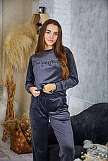 Жіночий велюровий спортивний костюм костюм р. S,M,L,XL, фото 6