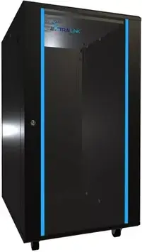 Шафа серверна настінна 19 Extralink 22U 600x800 Чорний підлоговий (EX.14398)