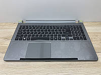 Acer Aspire V5-552 V5-573 V7-582P Корпус C (топкейс с клавиатурой (ENG+подсветка), средняя часть) Серый нов