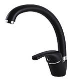 Кухонний змішувач Globus Lux Solly GLSO-0203S-10-BB чорний, фото 3