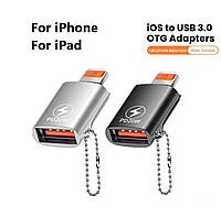 OTG адаптер iOS iPhone iPad c USB флеш на Lightning айфон