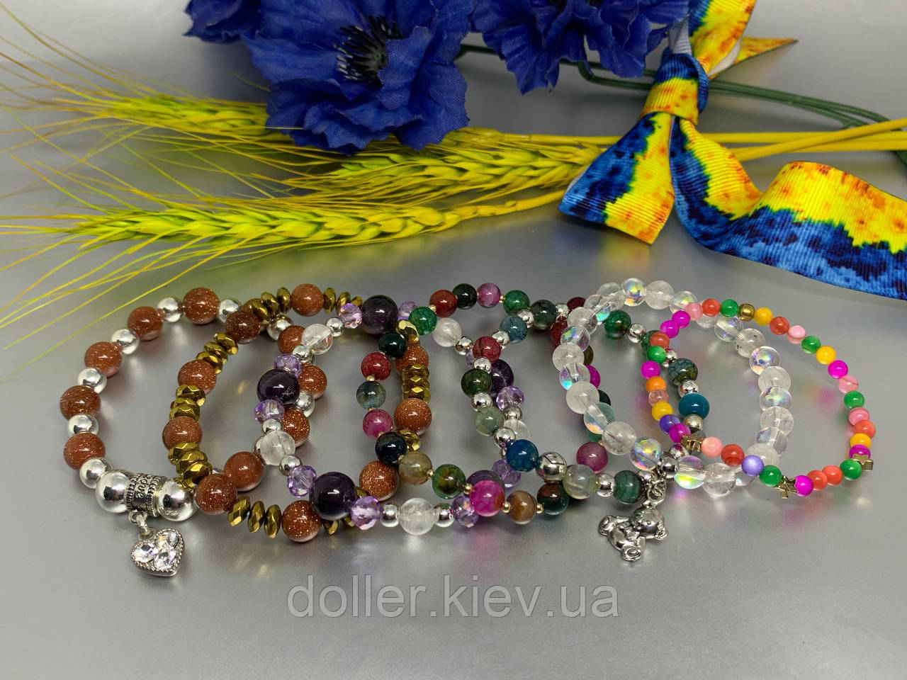 Детский браслет в ассортименте | Браслеты из самоцветов | Браслет для ...