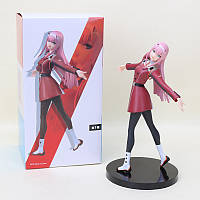 Фигурка "Zero Two". Фигурка из аниме Darling in the FranXX. Игрушка Зеро Ту. Статуэтка 02 21см