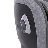 Автокрісло El Camino (0-36кг) ME 1081 I-TRUST 360 ISOFIX (light grey), фото 6