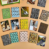 Дерев'яний пазл-сортер Дошки Сегена: Інструменти вкладиш Ань-янь 18 дощечок 10*7,5 см (ПСФ098), фото 3