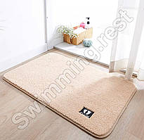 Килимок для ванної кімнати 60х40 см Кремовий